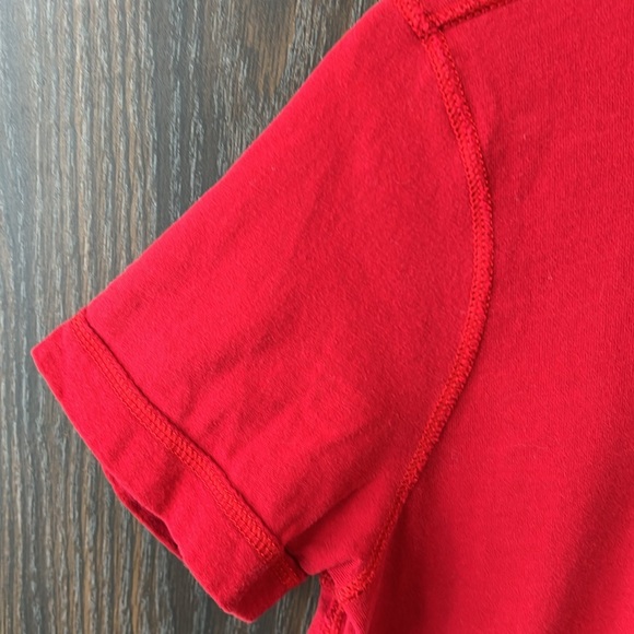 Abercrombie & Fitch Boy’s Red Cotton Graphic Tshirt with Chiefs Image, Size XL - Picture 5 of 8